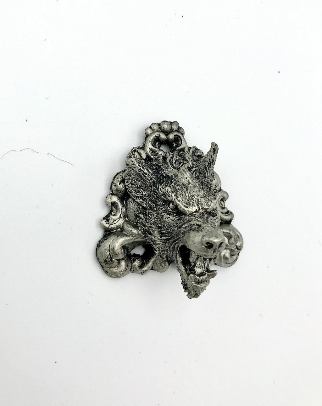 Werewolf Magnet, Hand Painted Resin Sculpture | Gothic Fantasy Decor | Werewolf Magnet for Fantasy and Gothic Decor