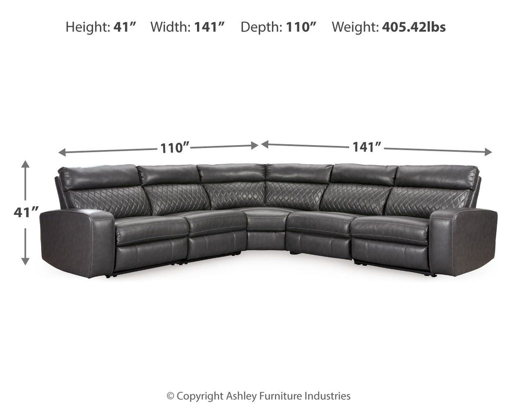 Samperstone - Power Reclining Sectional
