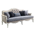 Ciddrenar - Sofa With 5 Pillows - Fabric & White