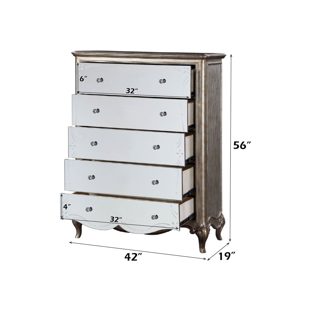Esteban - Chest - Antique Champagne