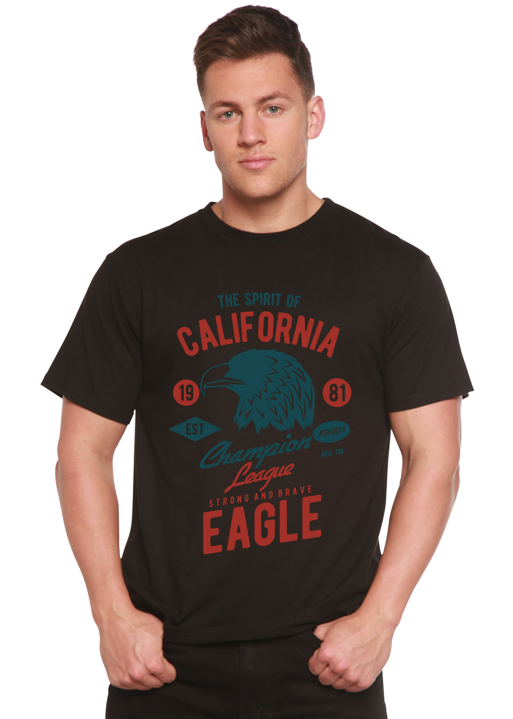 The Spirit of Spun Bamboo® Men's Bamboo Viscose/Organic Cotton Short Sleeve Graphic T-Shirt
