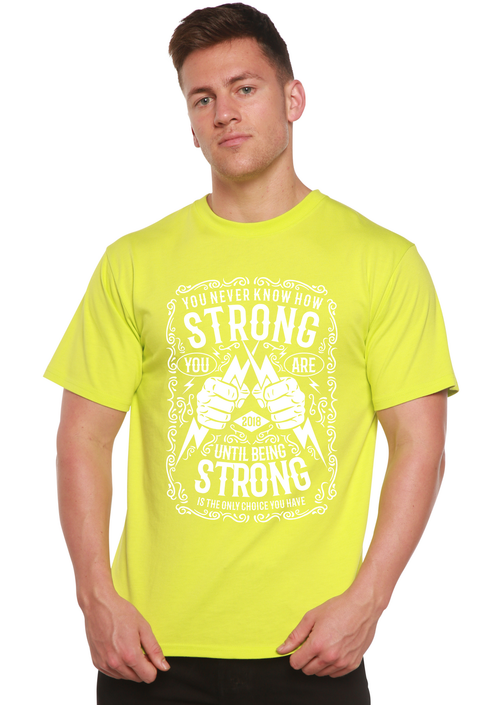 Strong Spun Bamboo® Men's Bamboo Viscose/Organic Cotton Short Sleeve Graphic T-Shirt