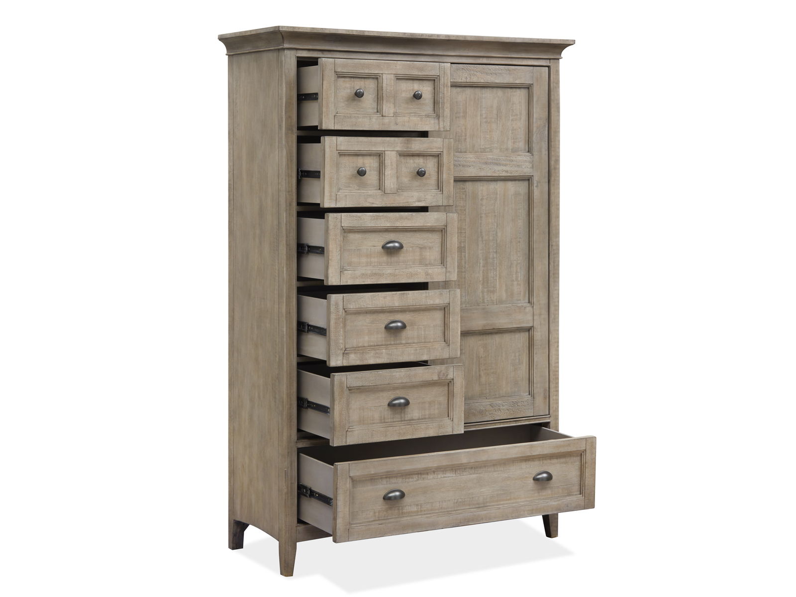 Paxton Place - Wood Door Chest - Dove Tail Gray