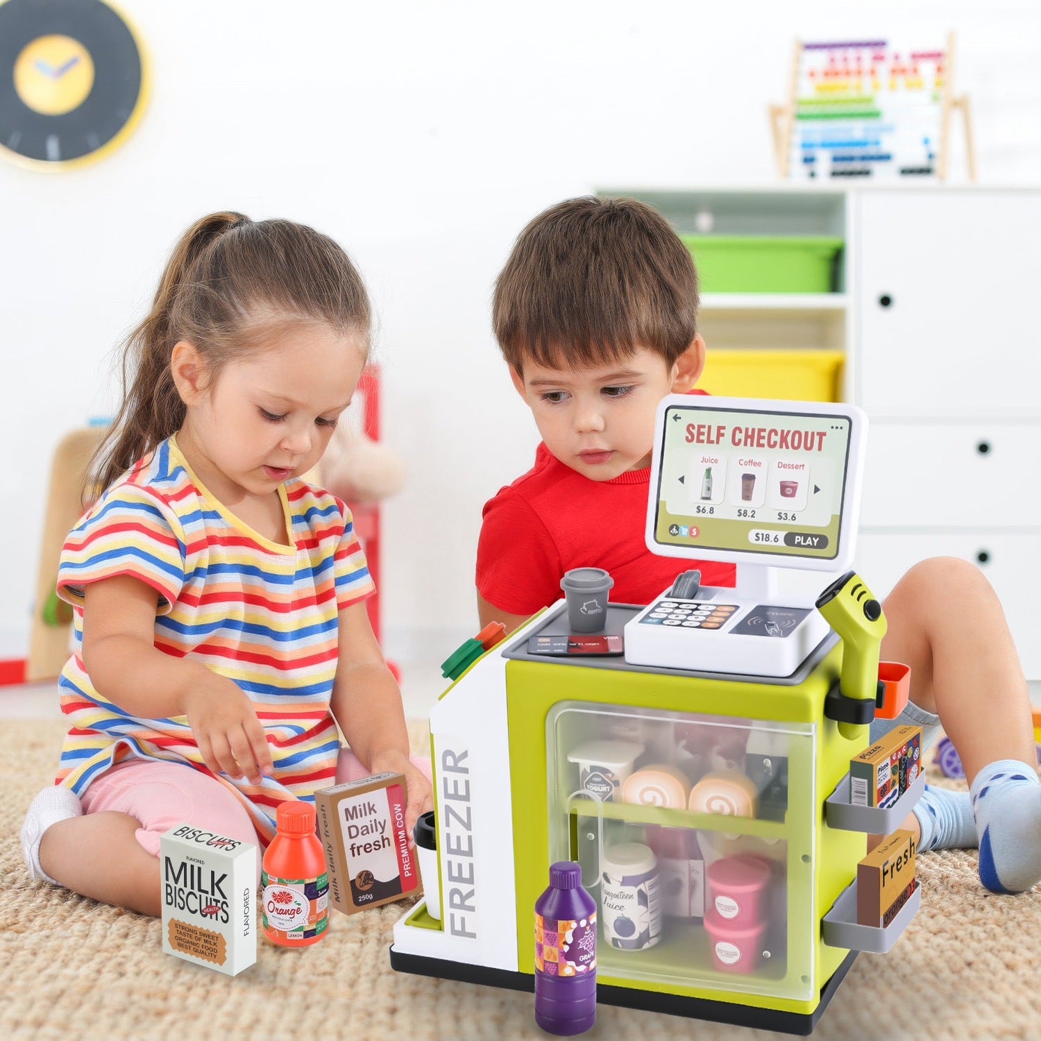 GBruno Cash Register Play Toy Set