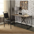 Jodie - Writing Desk (Same Ac00905) - Rustic Oak & Antique Black