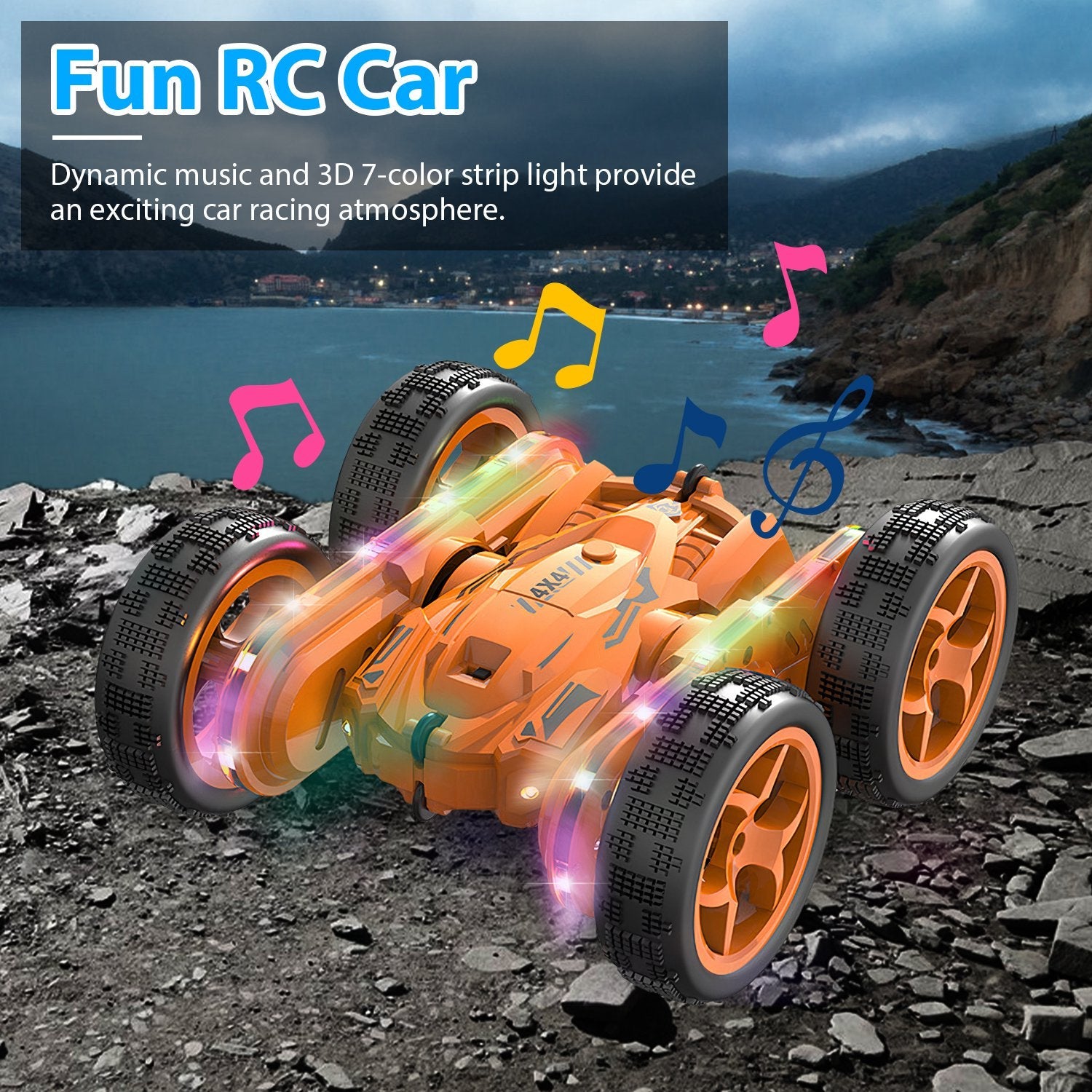 GBruno Kid Driving RC Stunt Car