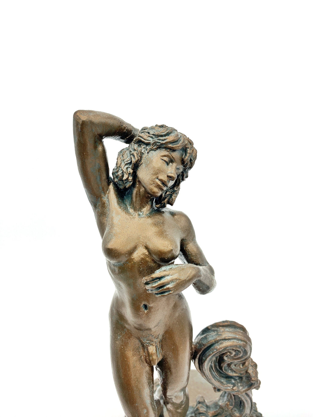 Amour- Propre: Trans Pride Statue, Hand Painted Resin Sculpture | Classical Art Transgender Figurine | LGBTQ Art for Home Decor