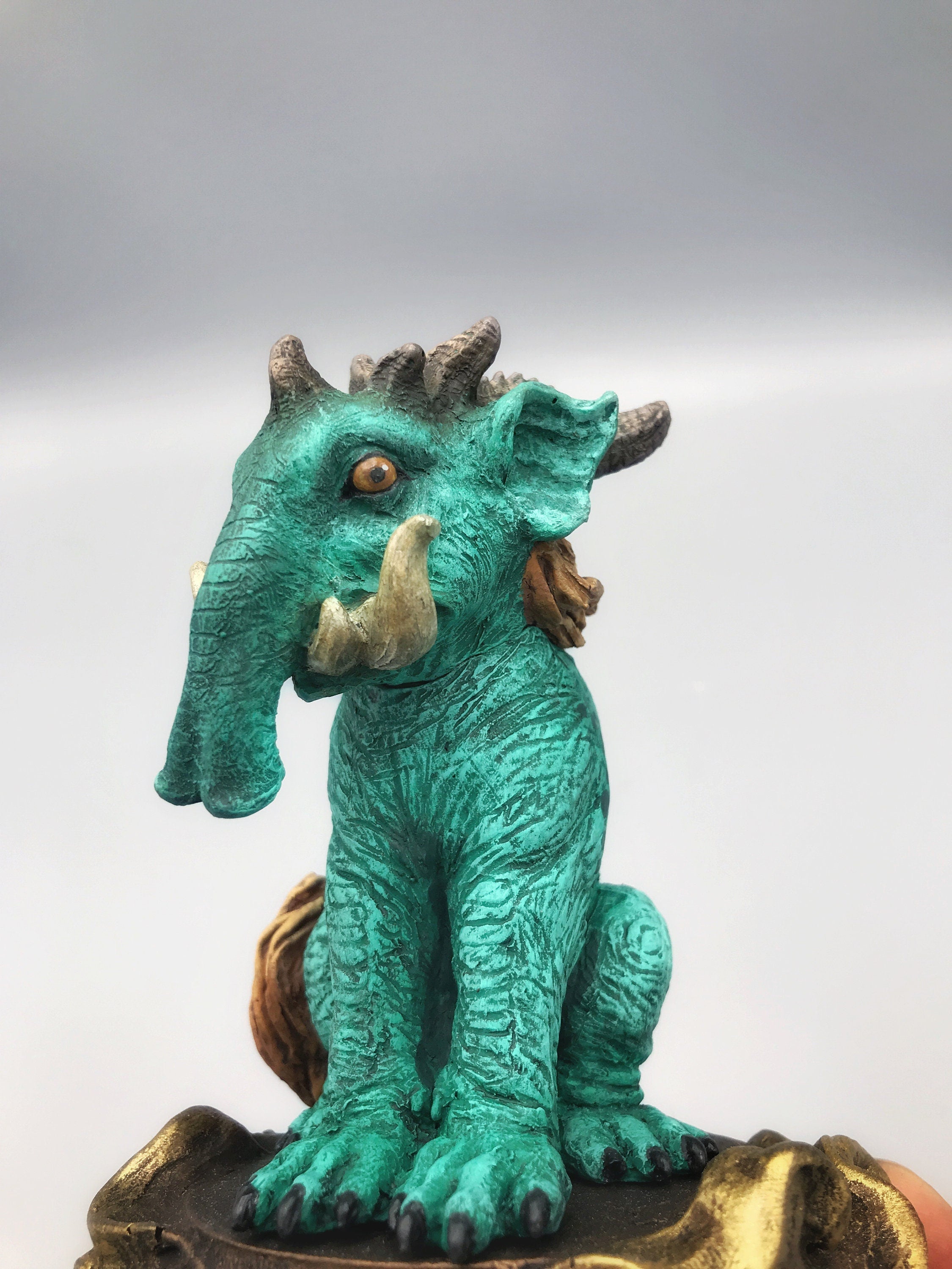 Baku, the Dream Guardian Statue, Full Color