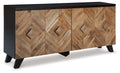 Robin Ridge - Accent Cabinet - Brown / Beige