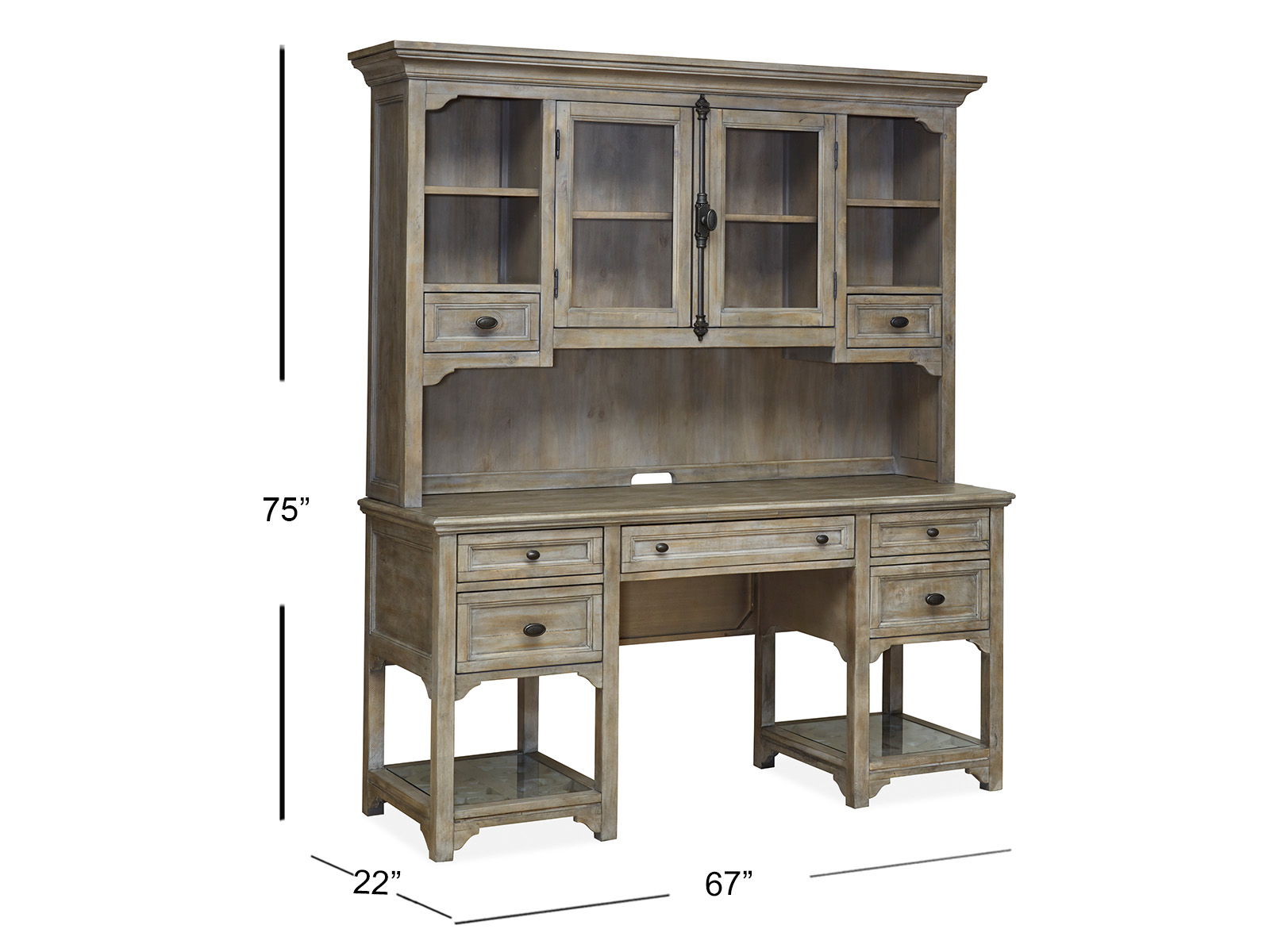 Tinley Park - Desk - Dove Tail Gray