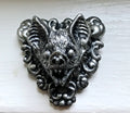 Vampire Bat Magnet, Hand Painted Resin Sculpture | Gothic Fantasy Decor | Vampire Bat Magnet for Fantasy and Gothic Decor