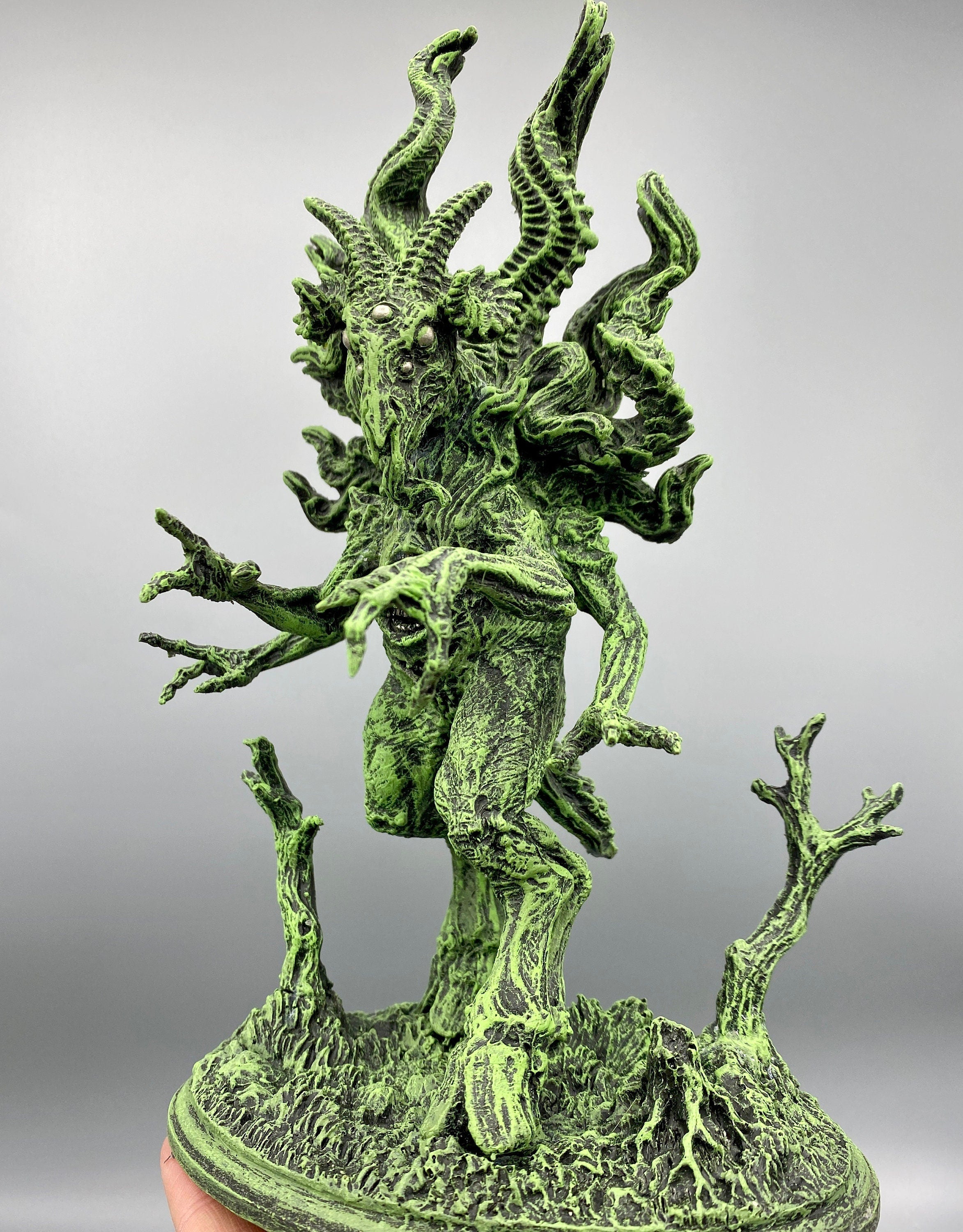 H.P. Lovecraft’s Shub-Niggurath Statue, Hand Painted Sculpture | Cthulhu Mythos Monster Figurine | Lovecraftian Horror Decor and Gamer Gift