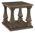 Johnelle - Rectangular End Table - Gray