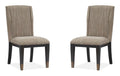 Ryker - Upholstered Host Side Chair (Set of 2) - Homestead Brown