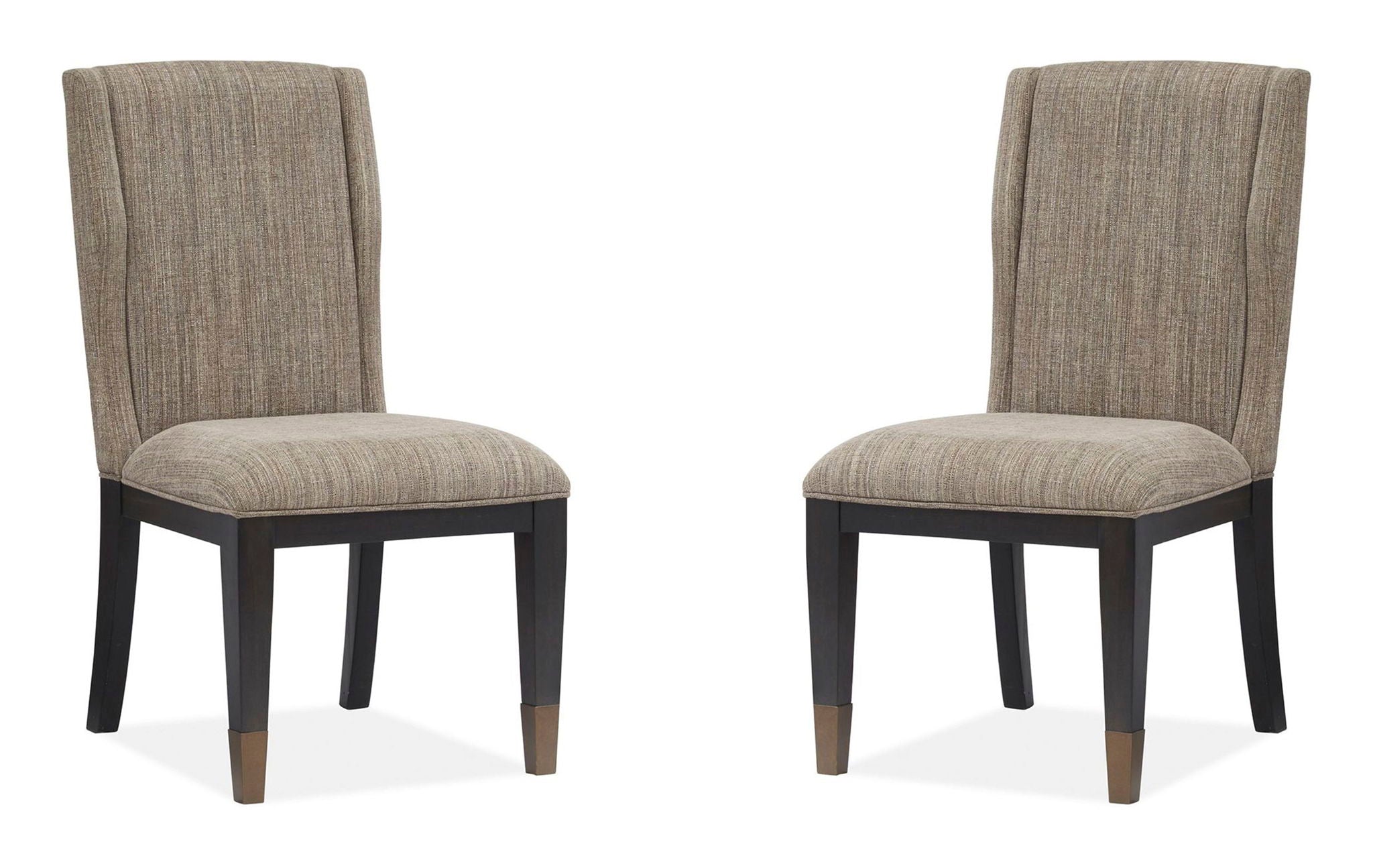 Ryker - Upholstered Host Side Chair (Set of 2) - Homestead Brown