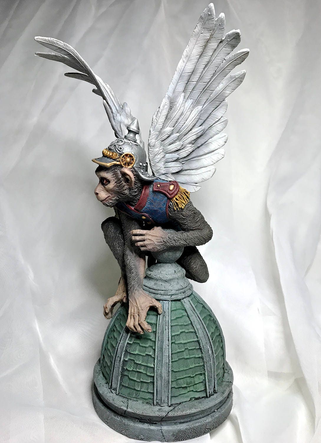 Flying Monkey Statue, Full Color