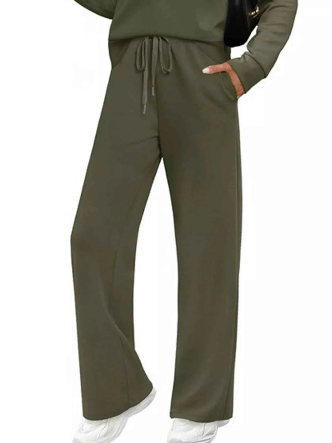 Plus Comfort Duo: Versatile Top & Pants Ensemble