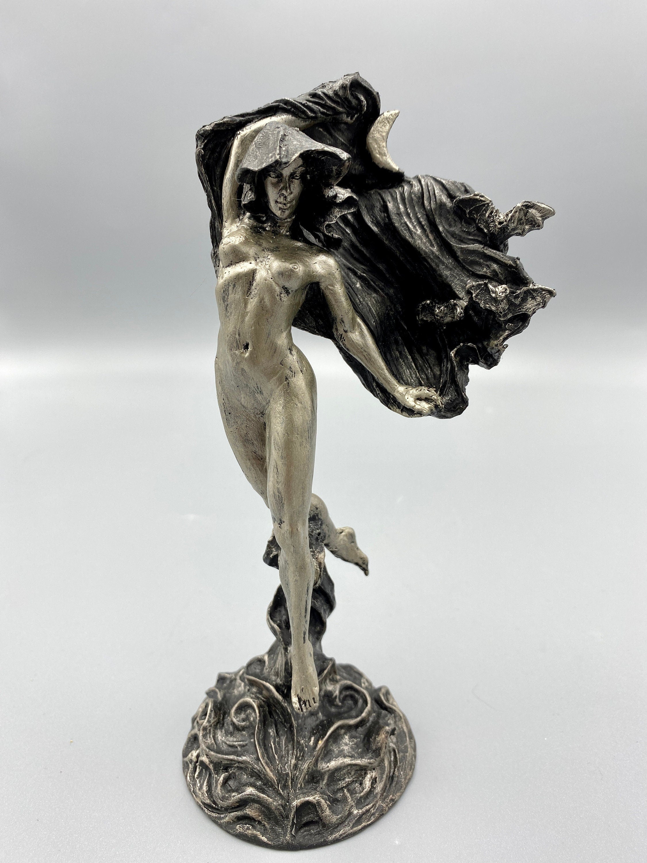 Nyx, the Goddess of the Night Statue, Half Scale | Mythological Deities Figurine | Myths and Legends Character| Mythic Art for Gothic Decor