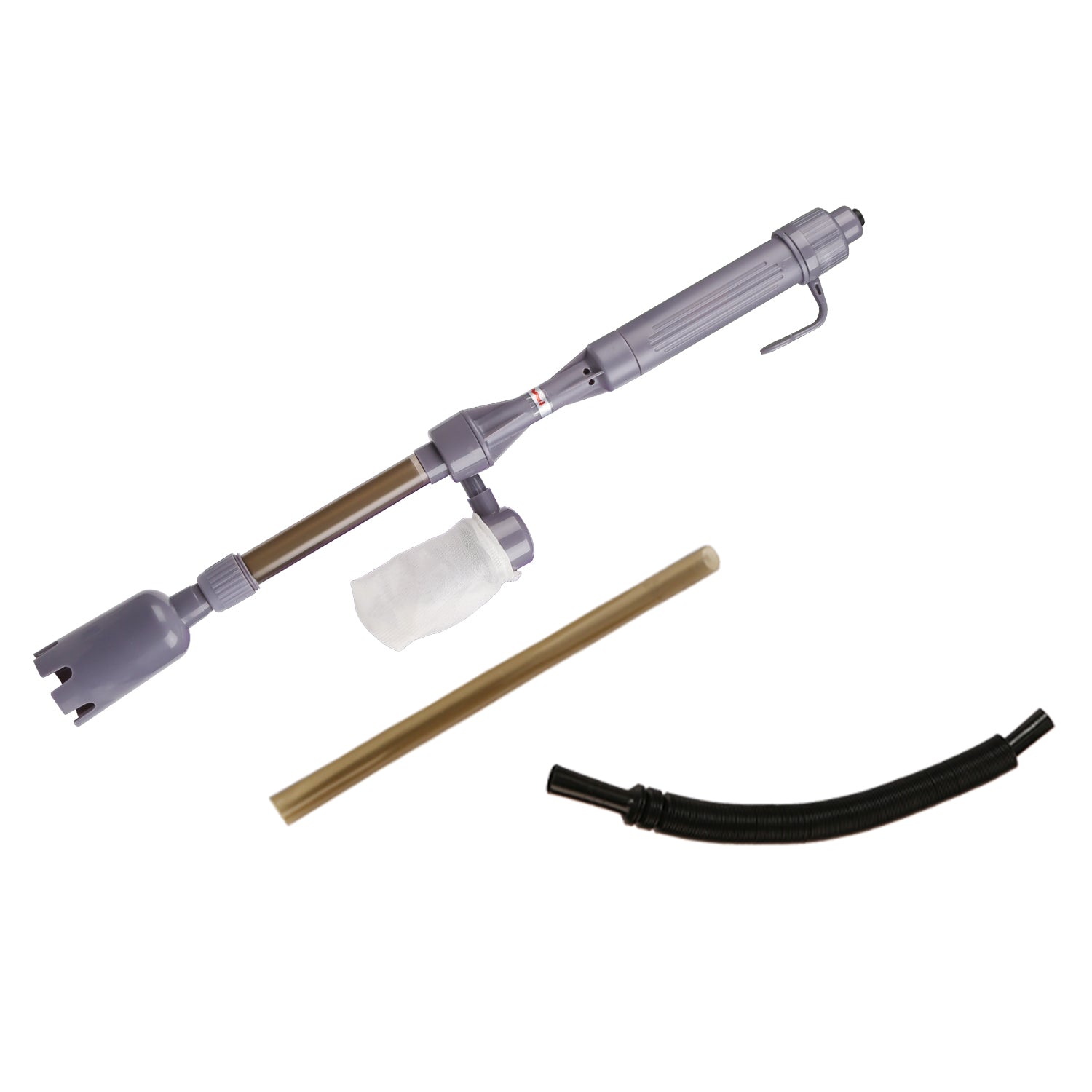 Aquarium Syphon Fish Tank Vacuum Gravel Water Filter Cleaner Powered by battery