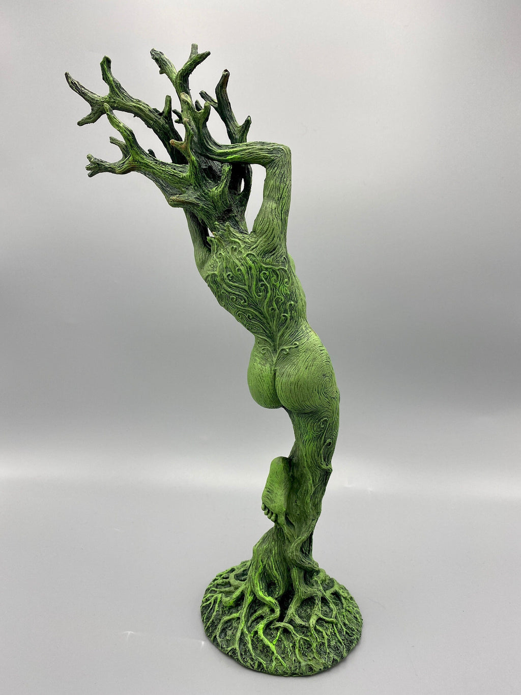 Dryad Statue, Green Finish