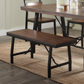Mariatu - Bench - Oak & Black