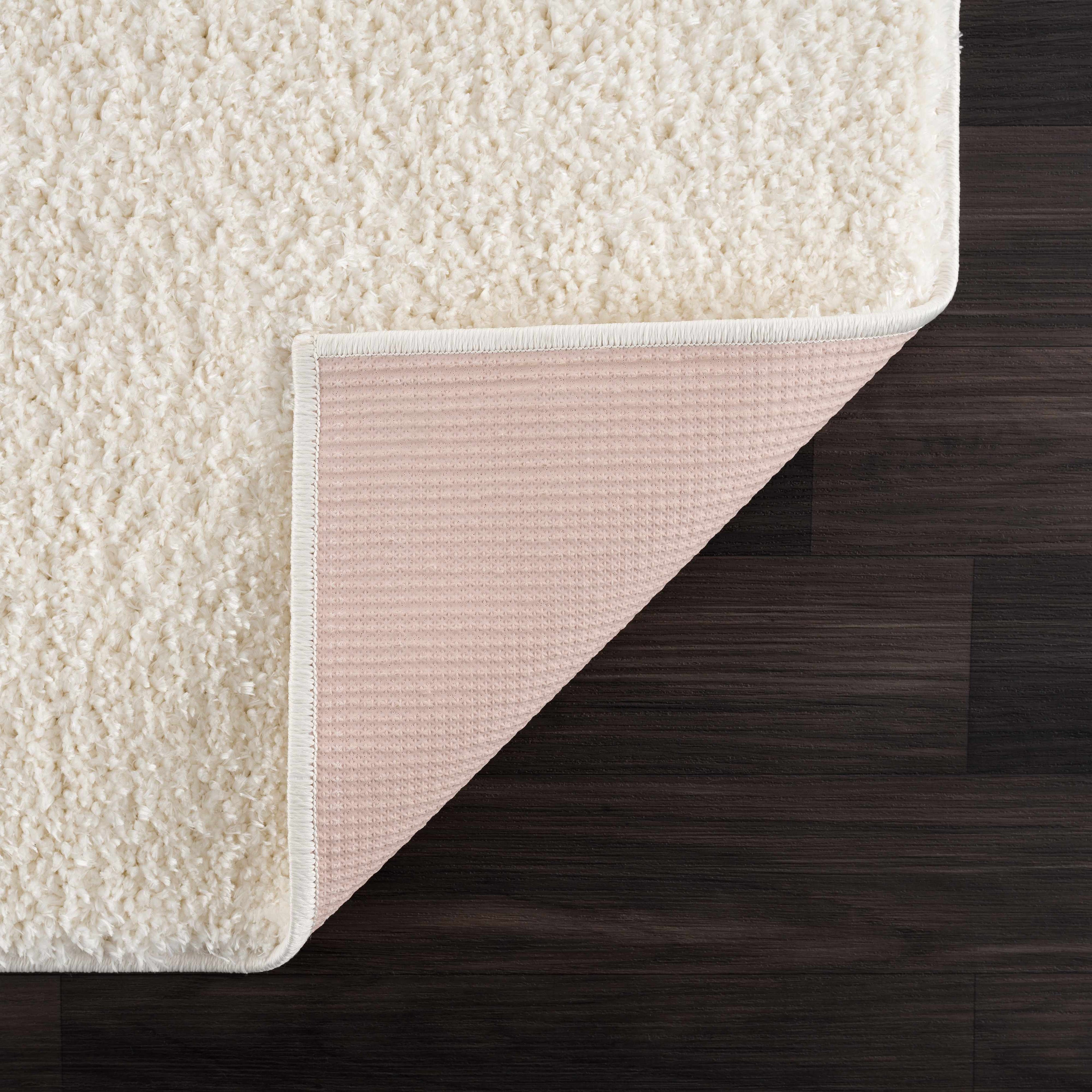 Judy White Washable Area Rug - Clearance