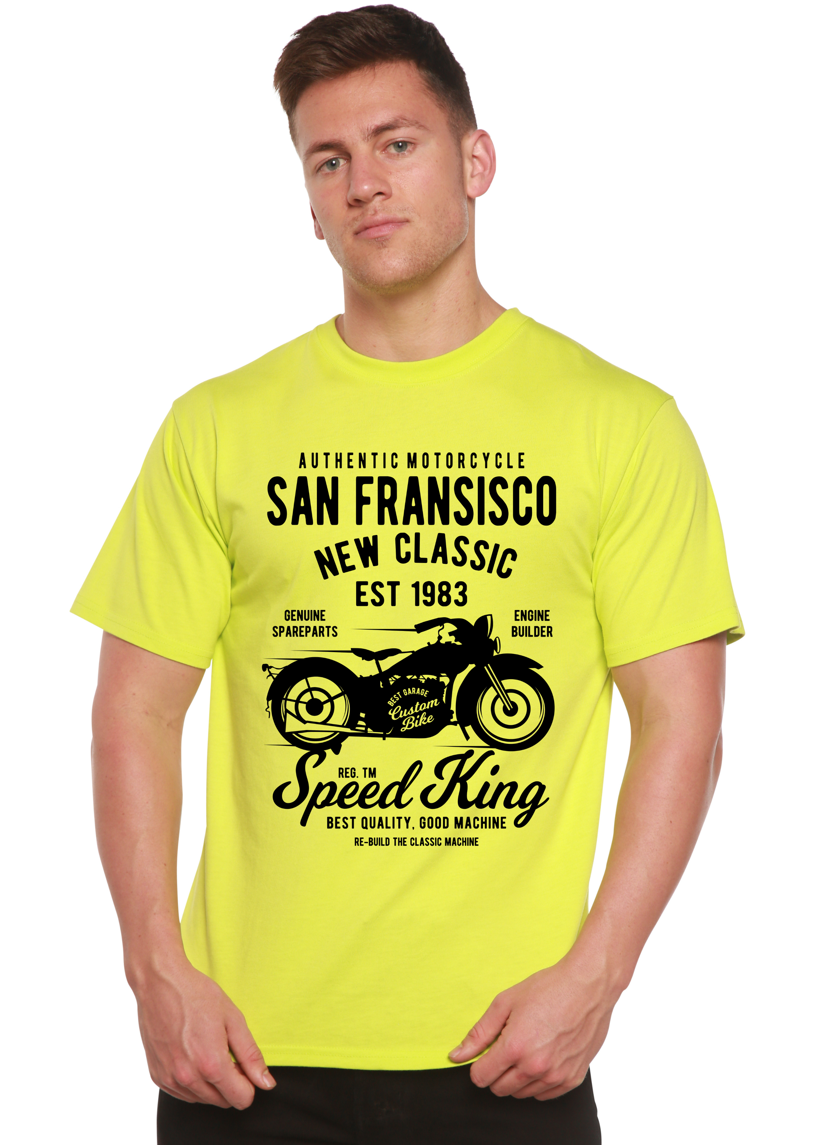 San Fransisco Spun Bamboo® Men's Bamboo Viscose/Organic Cotton Short Sleeve Graphic T-Shirt