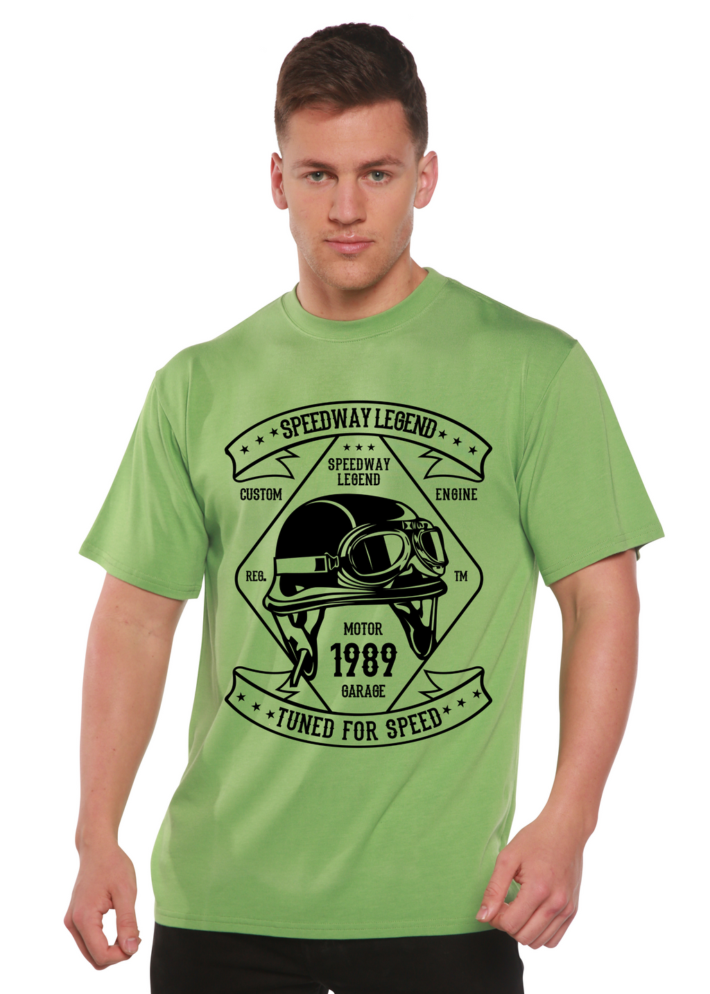 Speedway Legend Spun Bamboo® Men's Bamboo Viscose/Organic Cotton Short Sleeve Graphic T-Shirt