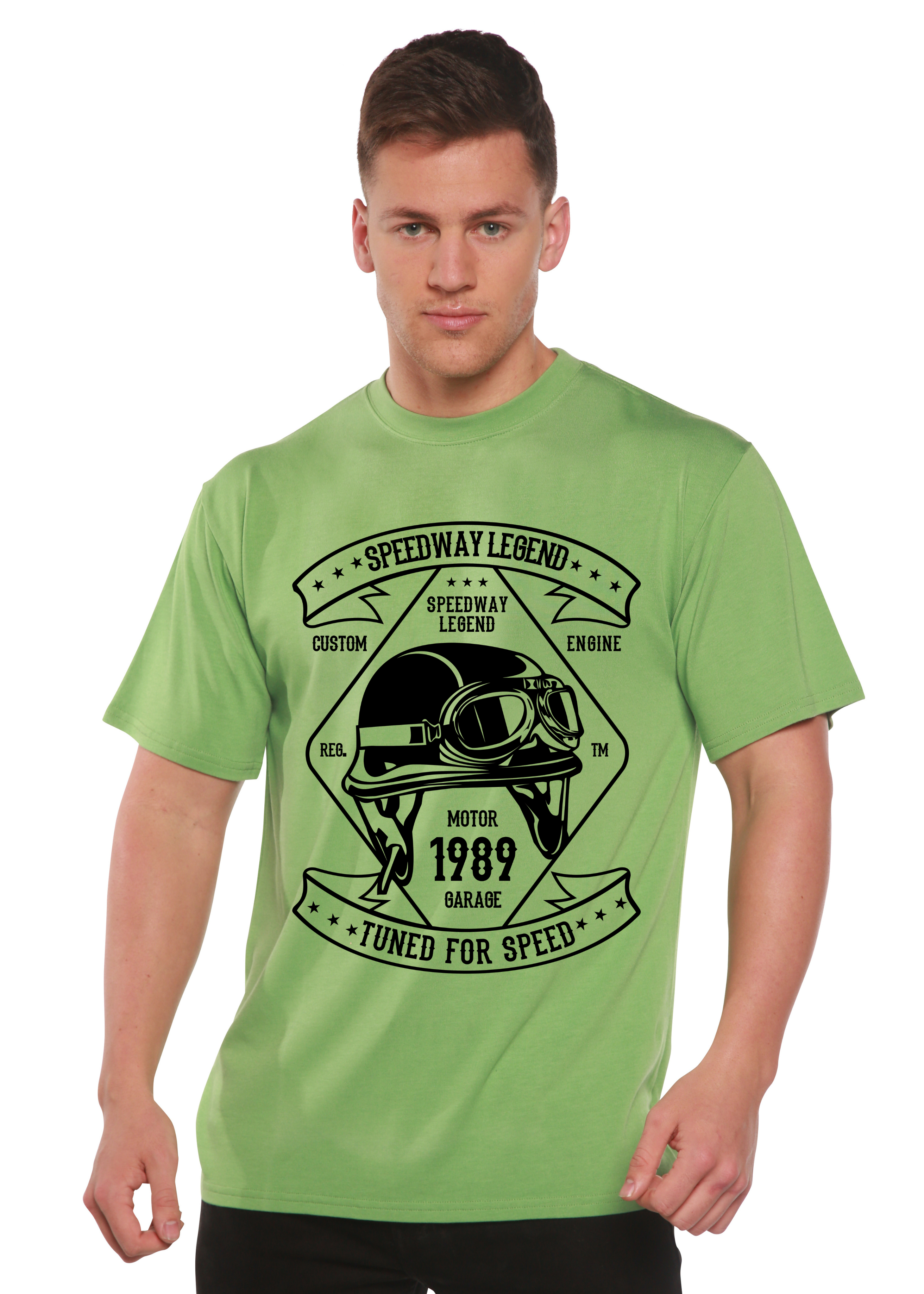 Speedway Legend Spun Bamboo® Men's Bamboo Viscose/Organic Cotton Short Sleeve Graphic T-Shirt