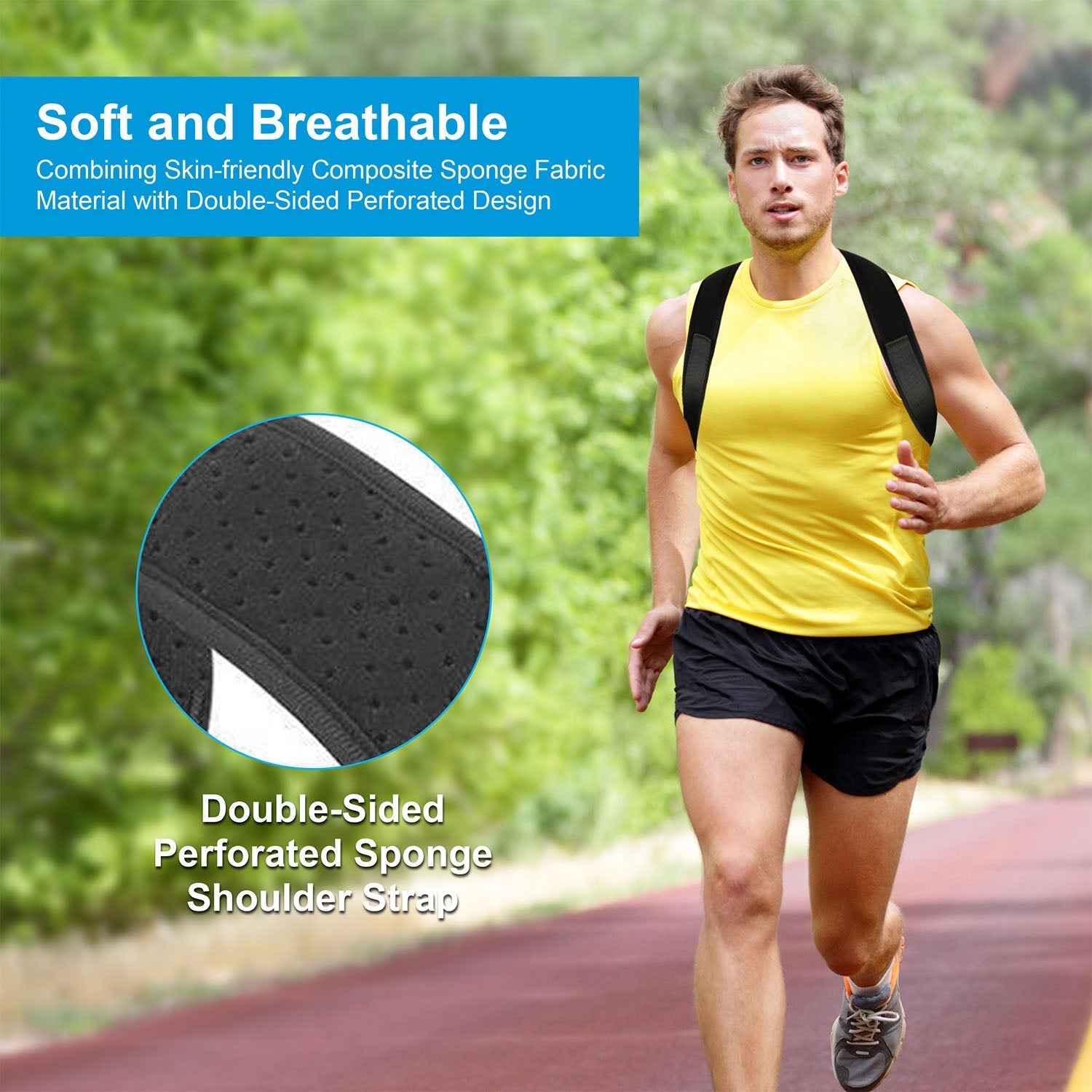 Back Posture Corrector Adjustable Upper Back Braces Clavicle Support Device Shoulder Neck Pain Relief for Men Women