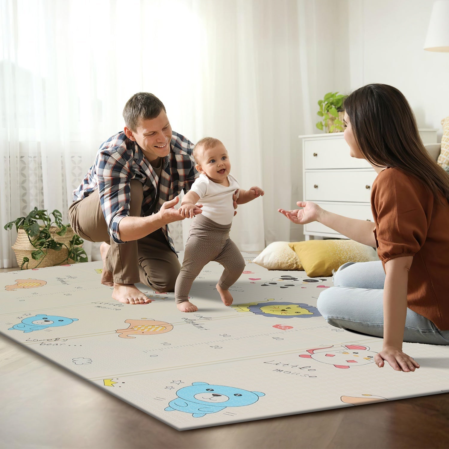 GBruno 5.9x6.5FT Foldable Baby Play Mat