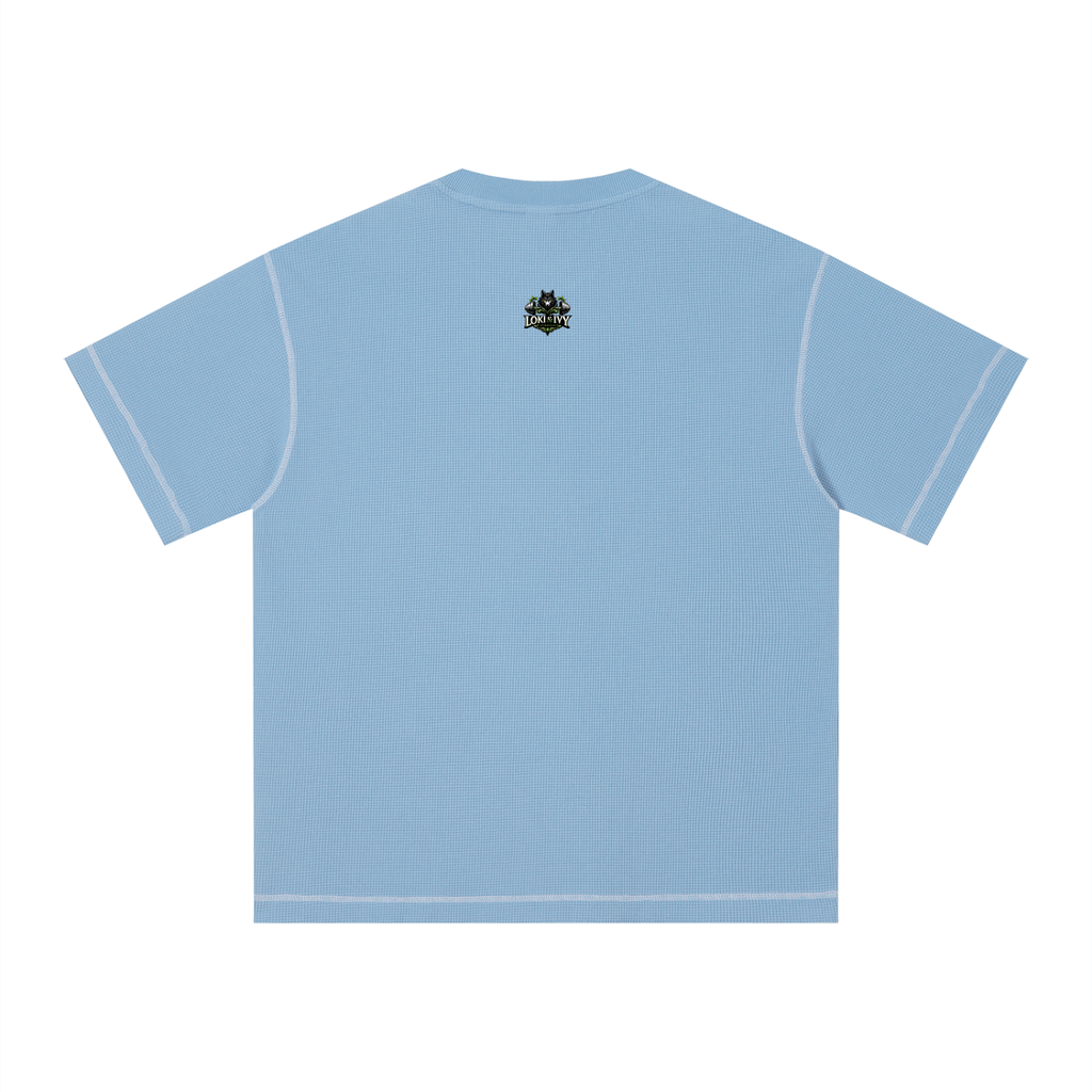 Loki & Ivy Unisex Sunfade Waffle Boxy T-Shirt