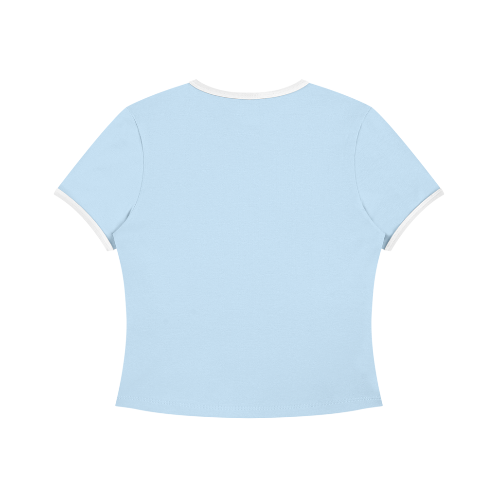 Loki & Ivy Women’s Color Block Crop T-Shirt