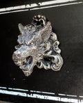 Werewolf Magnet, Hand Painted Resin Sculpture | Gothic Fantasy Decor | Werewolf Magnet for Fantasy and Gothic Decor