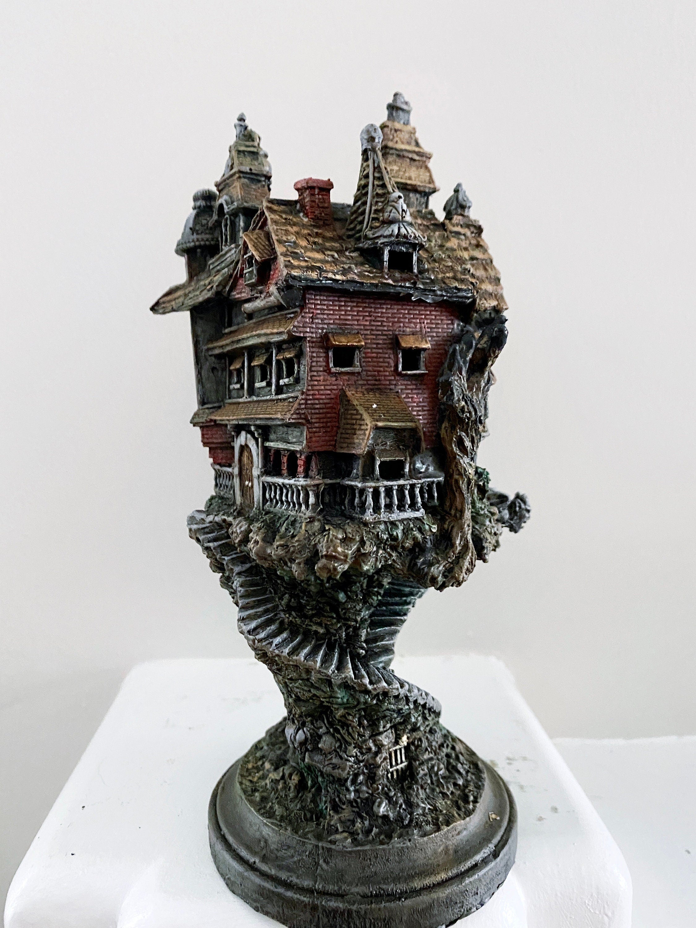 Haunted Mansion, with LED tea light, Full Color