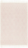 Ramsbury Soft Pink Wool Rug - Clearance