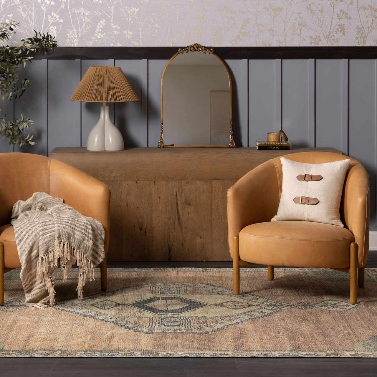 Medinah Washable Area Rug