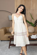 Bohera Amore Crochet Full Skirt Dress