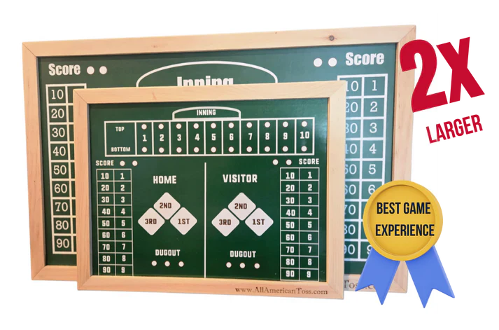 MVP Ballbag Toss Game Set - Premium Two-Board Backyard Baseball Toss Game