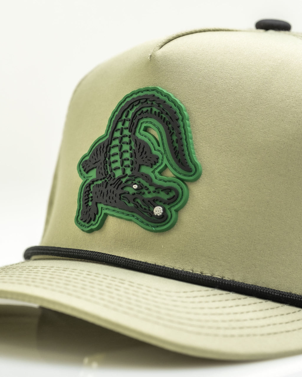 Gator Olive - Perforated Rope Hat
