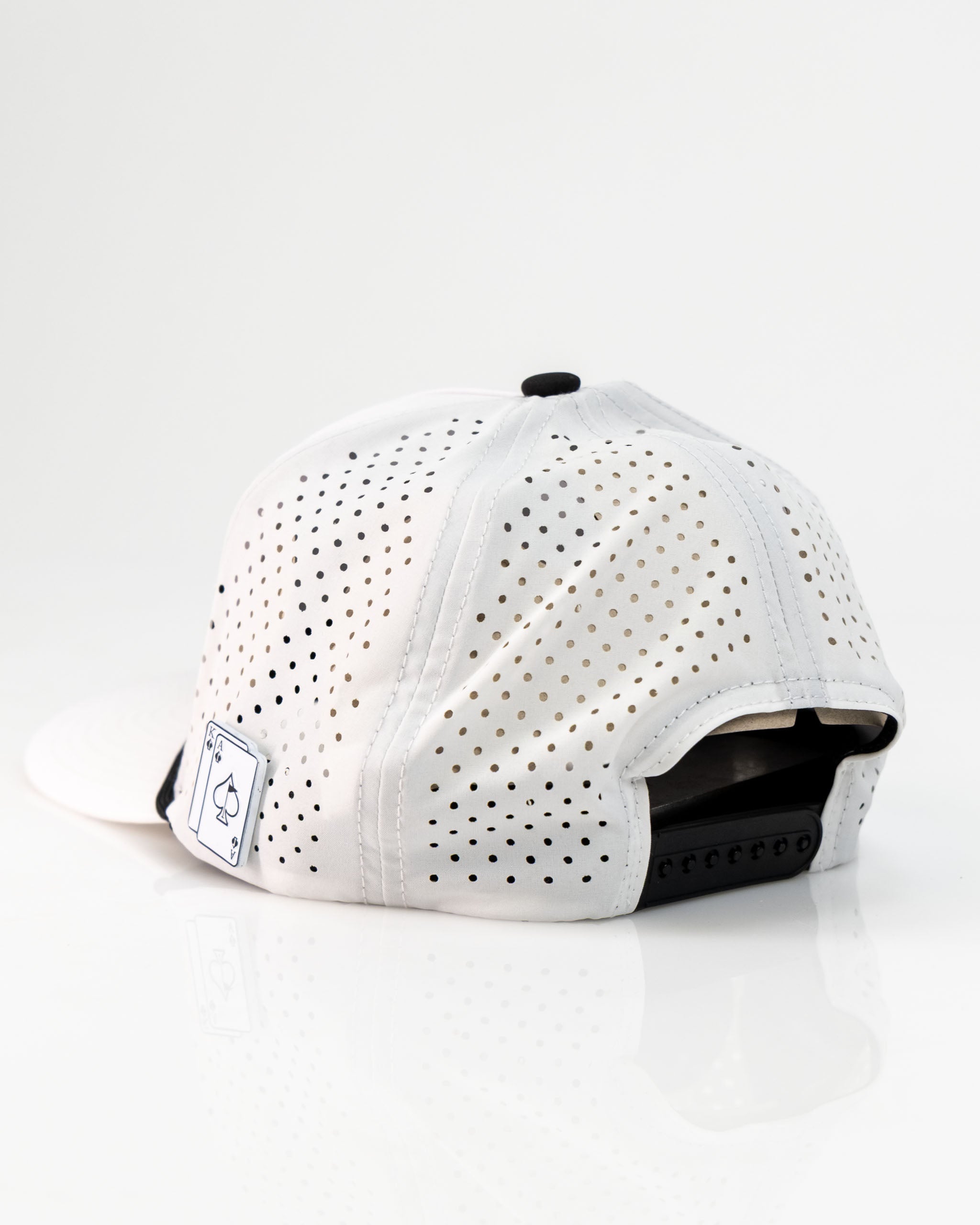 Ace/King White - Perforated Rope Hat