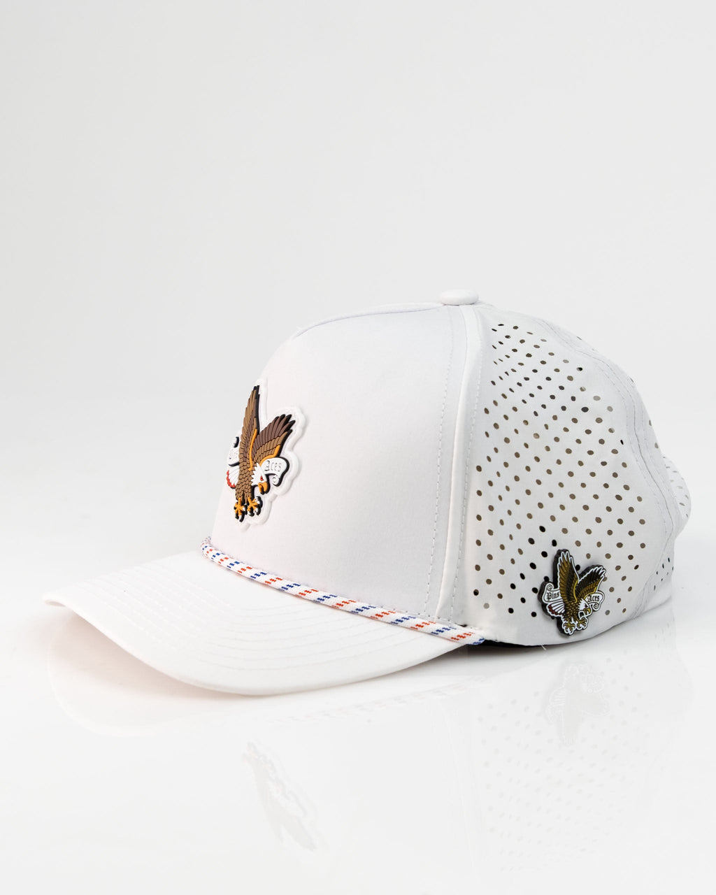 Freedom Eagle White - Perforated Rope Hat