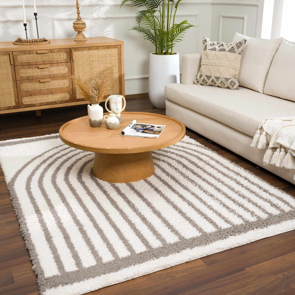 Jola Taupe Area Rug - Clearance