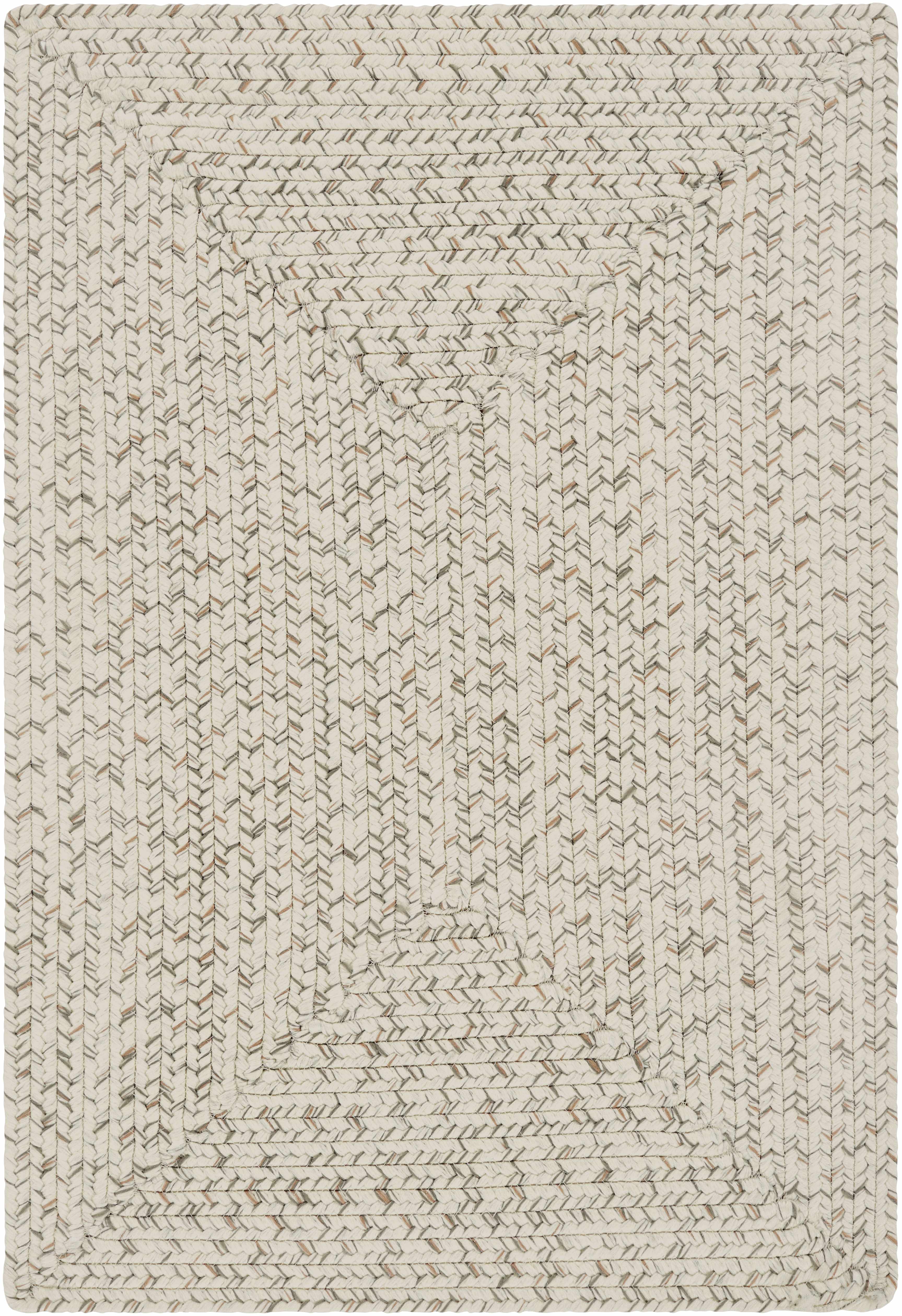 Beige Braided Faux Jute Outdoor Rug