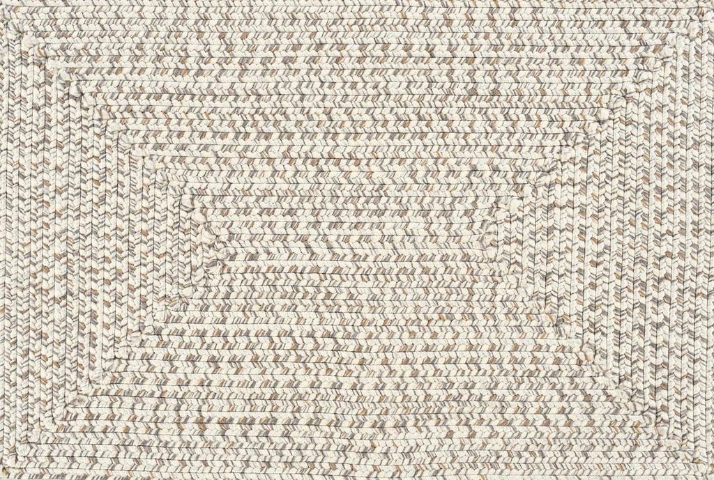 Beige Braided Faux Jute Outdoor Rug