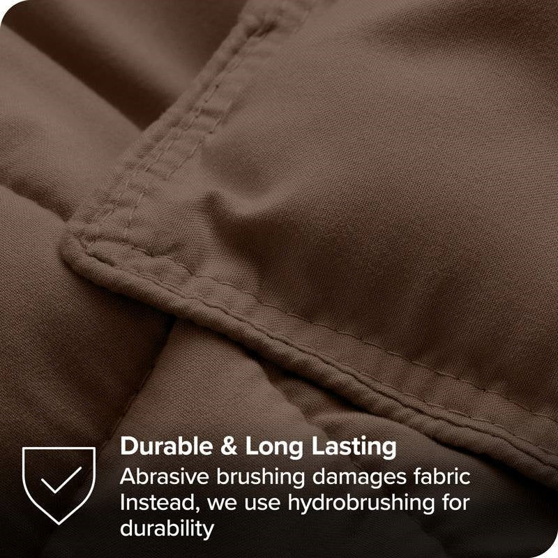 King / CAL King 3-Piece Down Alternative Comforter Set in Chocolate Brown