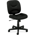 Black Task Chair Office Chair with Padded Seat