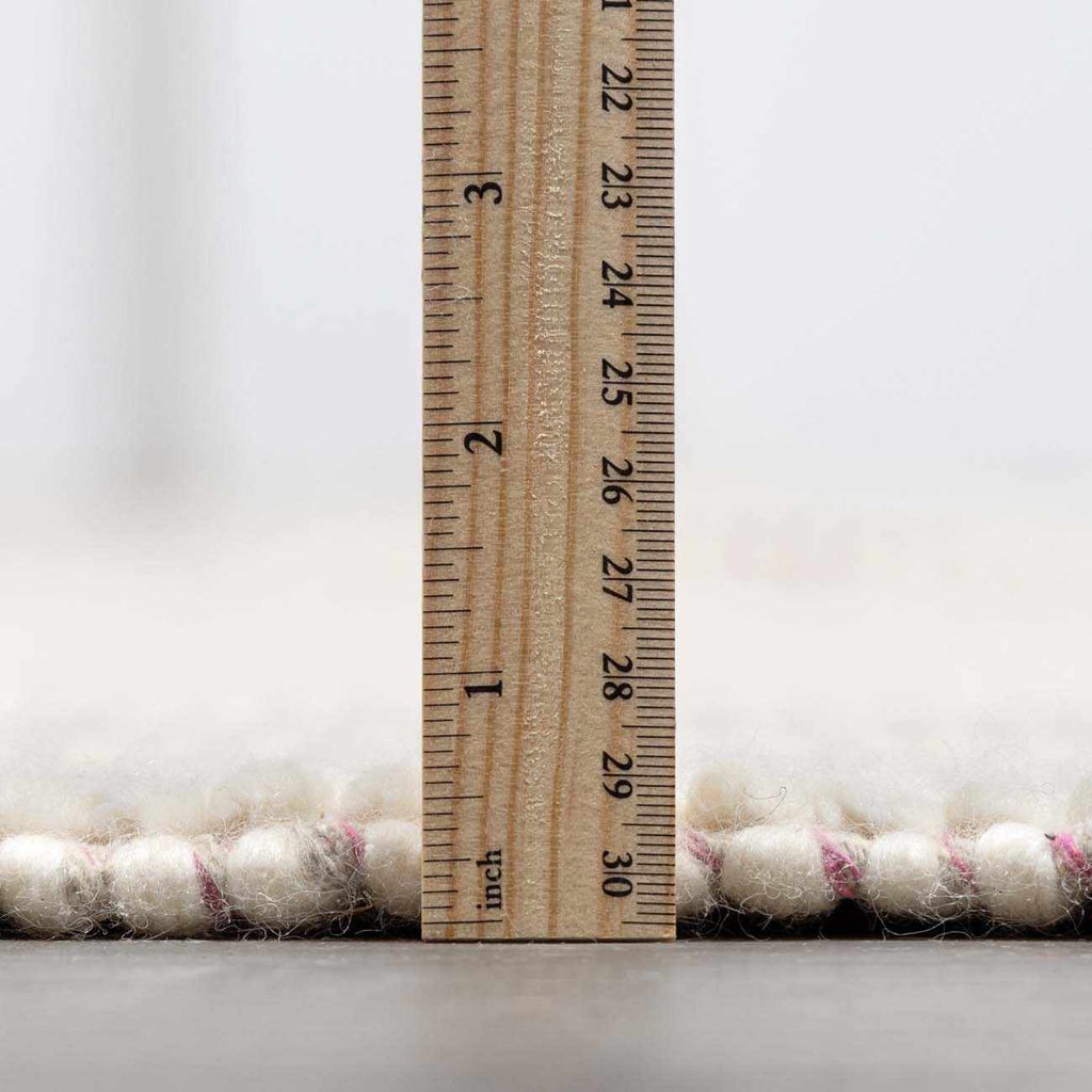 Ramsbury Soft Pink Wool Rug - Clearance