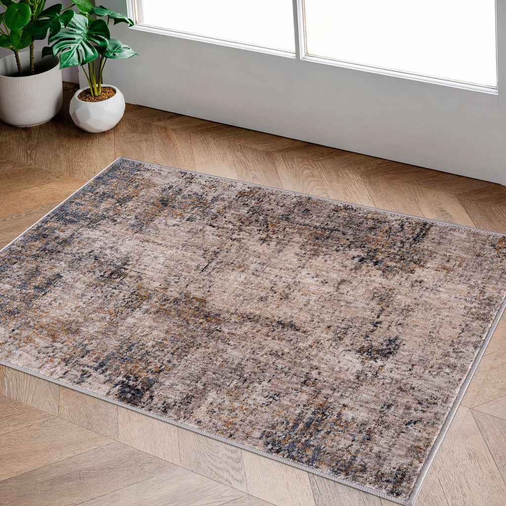 Odell Abstract Luxe Fringe Rug - Clearance