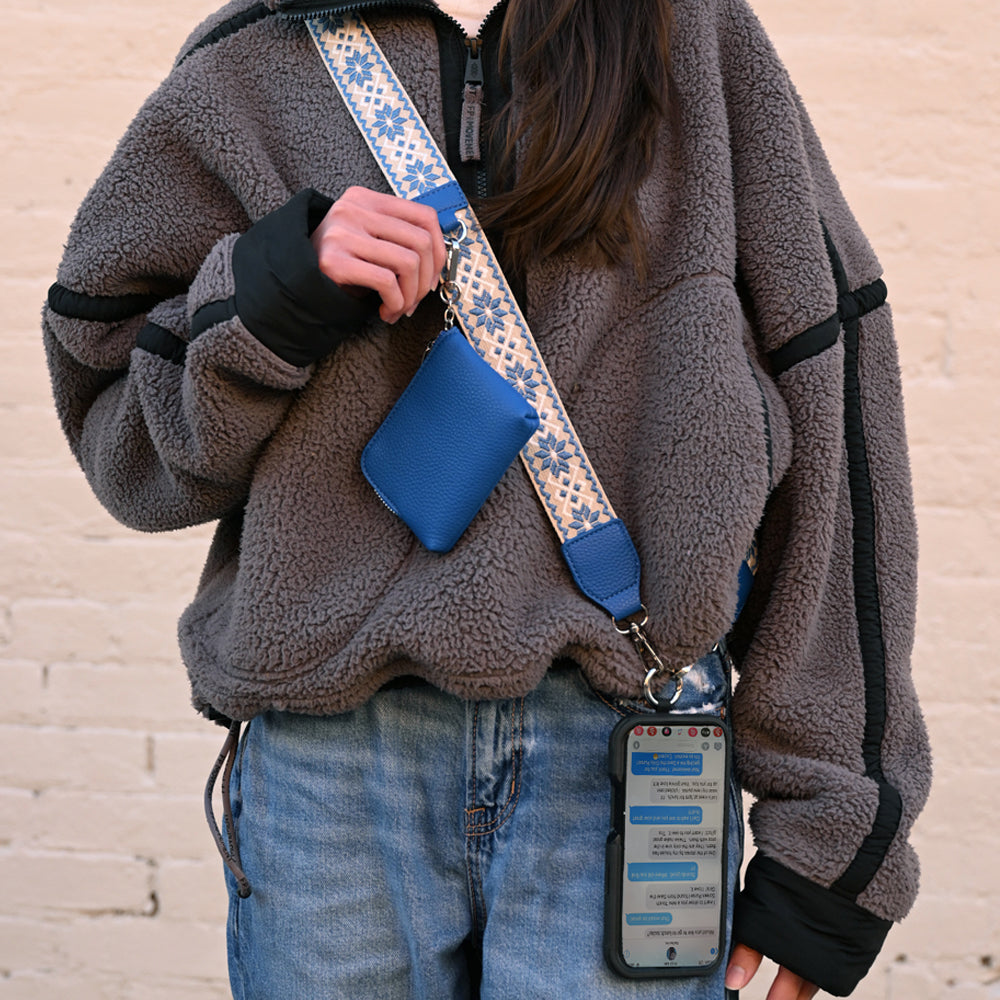 Clip & Go Strap w/RFID Pouch Starburst Pattern
